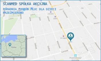 PORADNIA CHORÓB PŁUC DLA DZIECI - SCANMED SPÓŁKA AKCYJNA - RYNKOWA 63,  PRZEŹMIEROWO