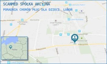 PORADNIA CHORÓB PŁUC DLA DZIECI - SCANMED SPÓŁKA AKCYJNA - STEFANA ŻEROMSKIEGO 1,  LUBOŃ